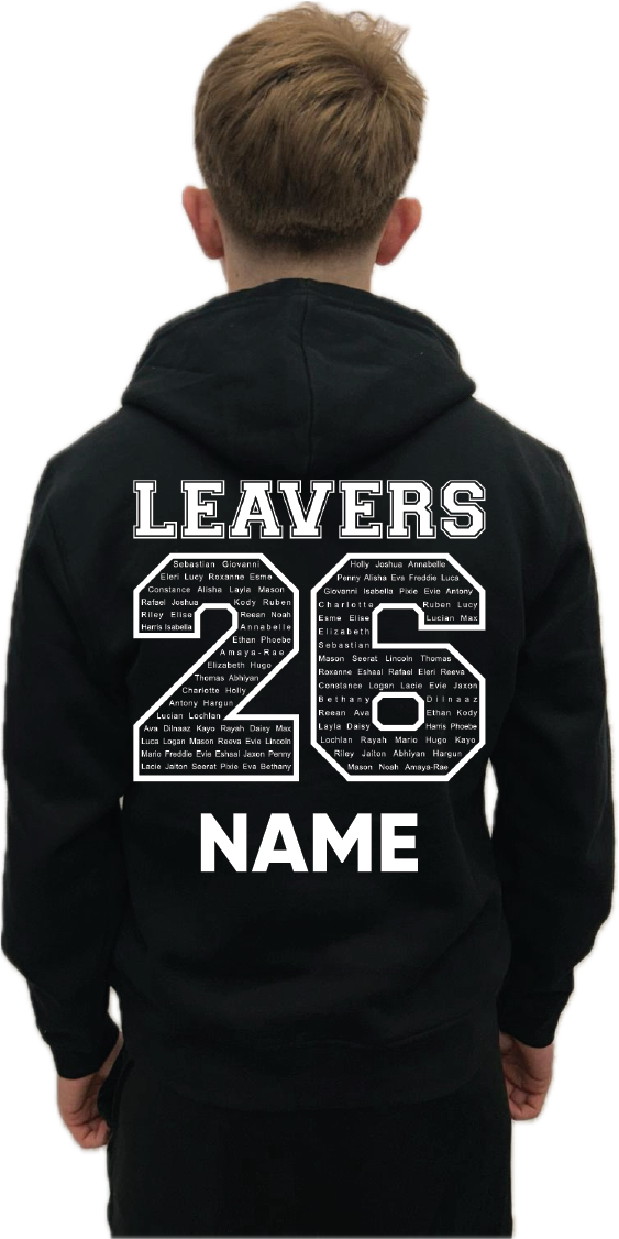 2026 Leavers Hoody Design Option 1
