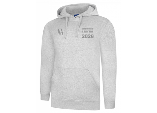 London Meed Leavers Hoodie 2026 Grey