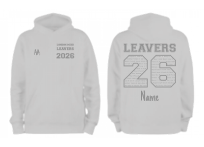 London Meed Leavers Hoodie 2026 Grey