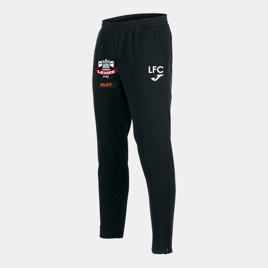 Lewes FC Select Coaches Track Trousers Black Adult (Nilo)