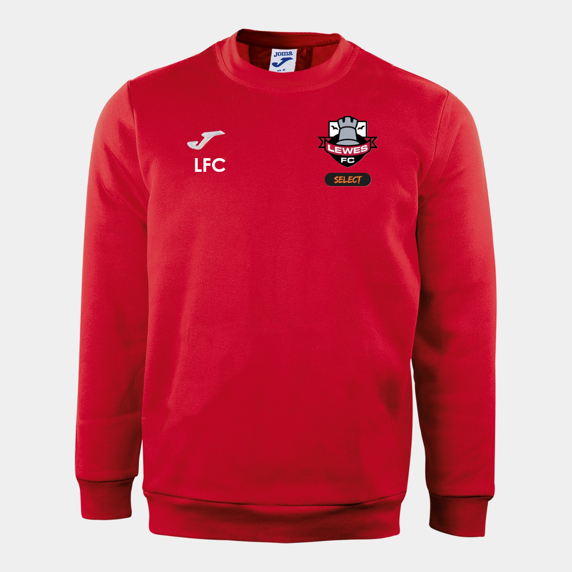 Lewes FC Select U14's Training Sweatshirt Red Junior (Cairo)