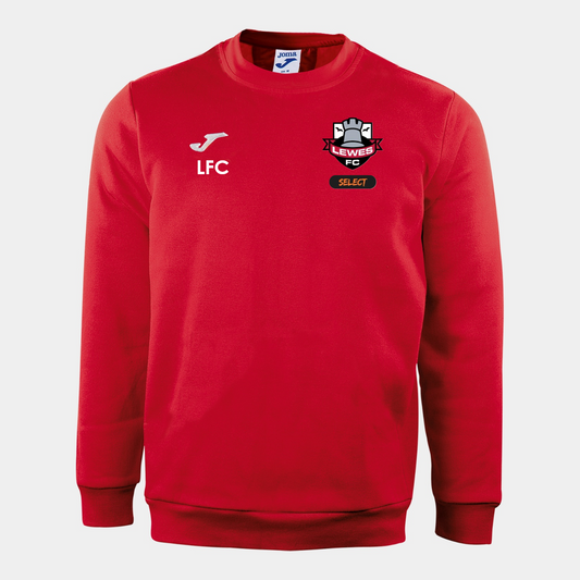 Lewes FC Select U14's Training Sweatshirt Red Junior (Cairo)