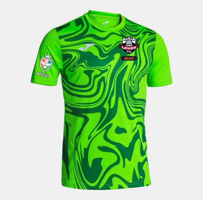 Lewes FC Select U14's Away/Training Shirt Green Adult (Lion 2)