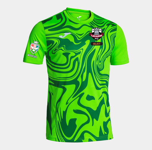 Lewes FC Select U14's Away/Training Shirt Green Junior (Lion 2)