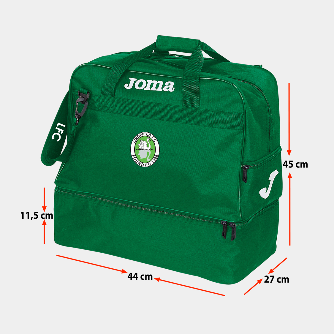 Lindfield FC Kit Bag Green (Training)