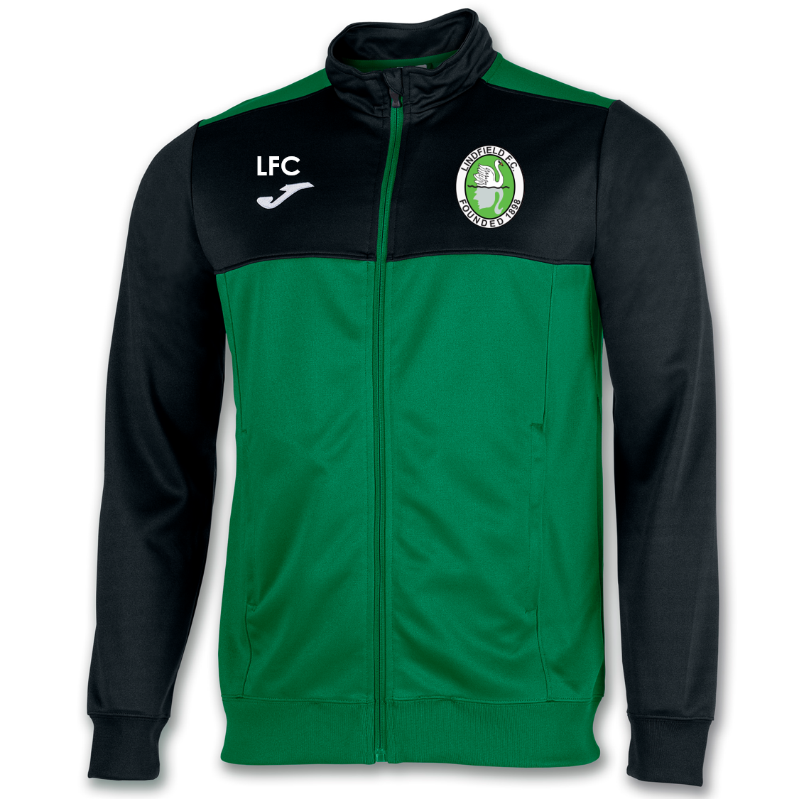Lindfield FC Track Jacket Green/Black Adult (Winner)