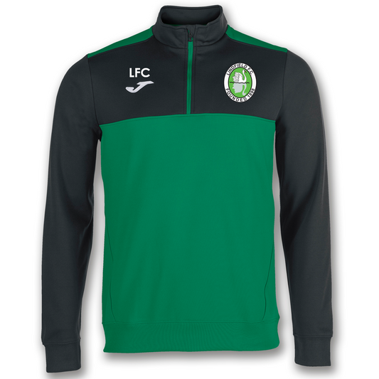Lindfield FC Track 1/4 Zip Green/Black Adult (Winner)