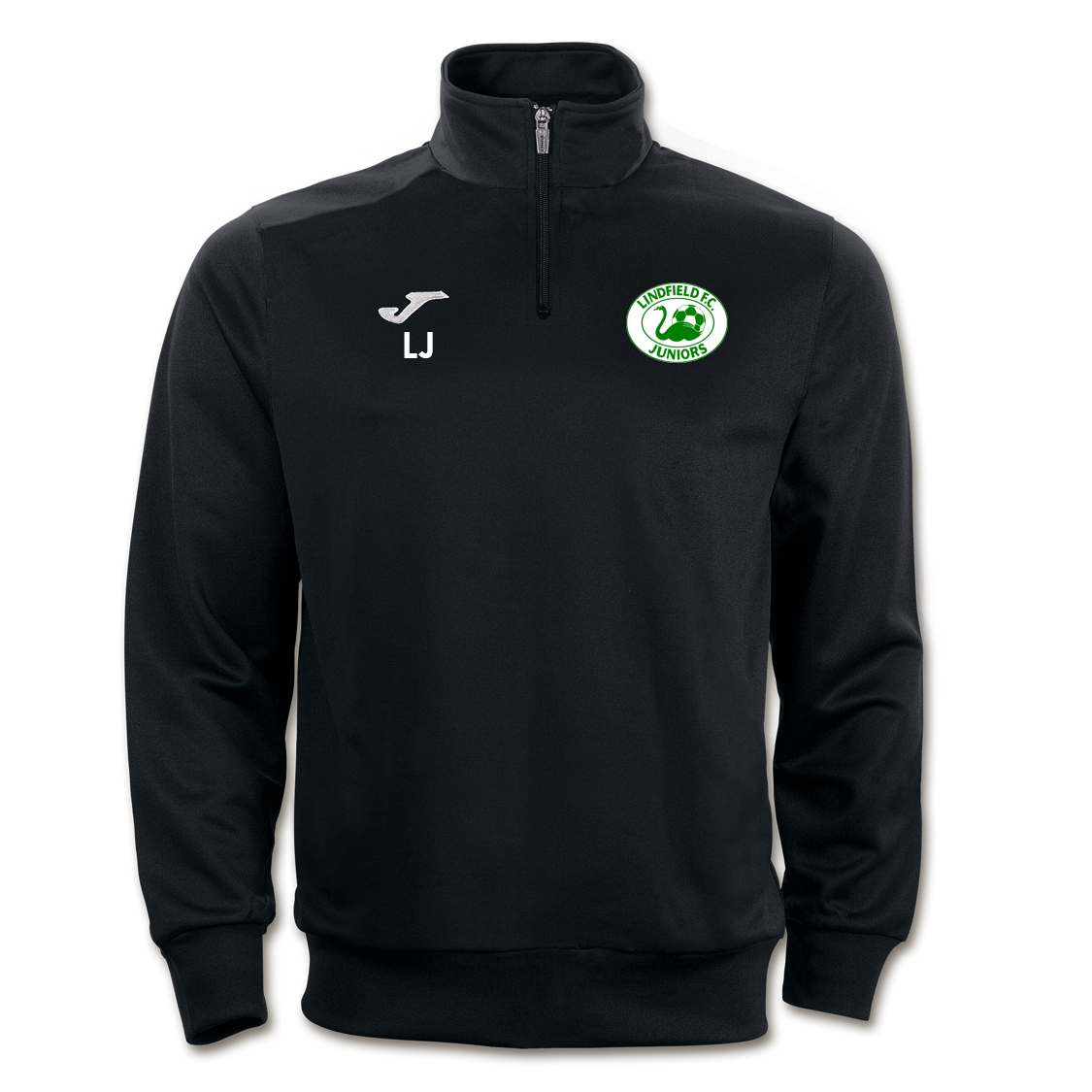 Lindfield Juniors FC Training 1/4 Zip Black Adult (Faraon)