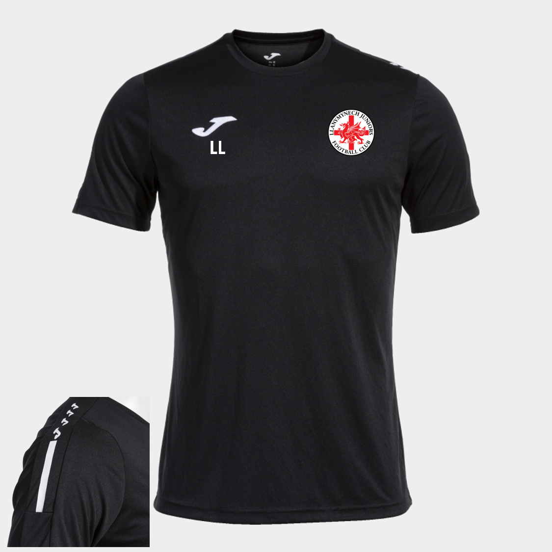 Llanymynech Juniors Tee Black Junior (Olympiada)