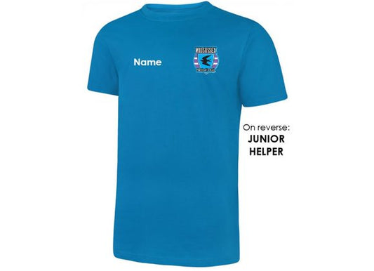 Mid Sussex Netball Junior Helpers Cotton Tee Turquoise (UC)