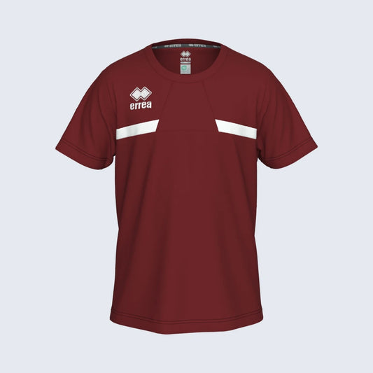 Errea Mark Burgundy Tee Junior
