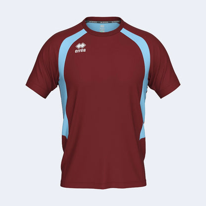 Errea Adrien Tee Maroon Sky Blue Junior