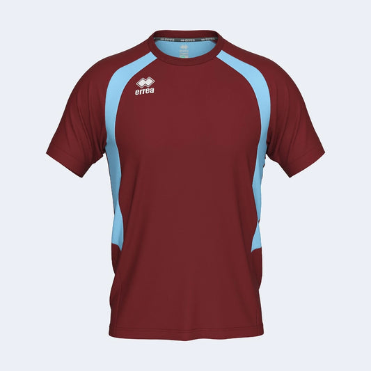 Errea Adrien Tee Maroon Sky Blue Junior