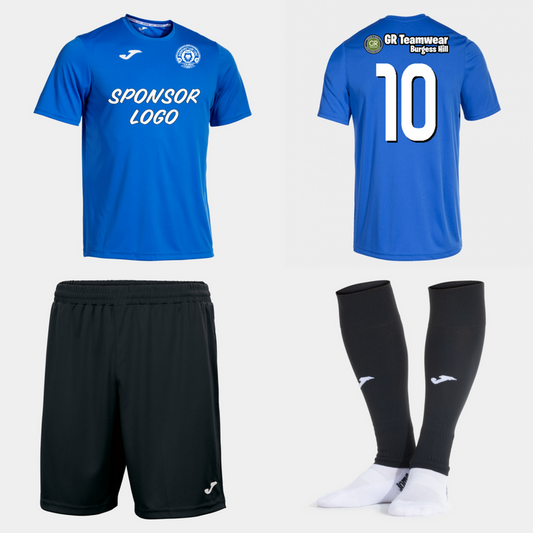 Barnhurst Lane Lions FC Match Full Kit Adult Royal (Combi)