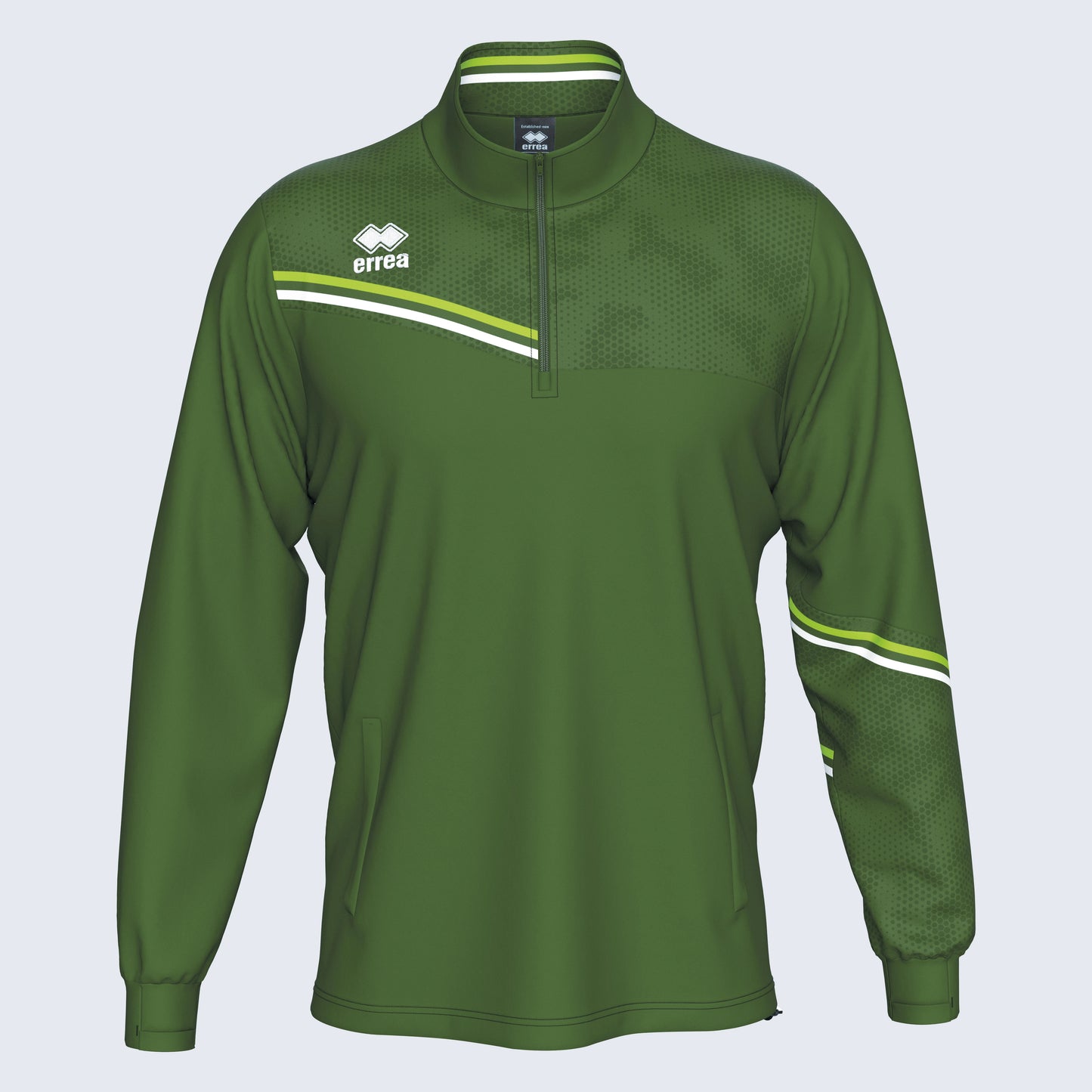 Errea Elias 1/4 Zip Military Green Junior