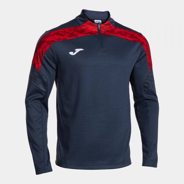 Joma Championship 8 1/4 Zip Navy Red Adult