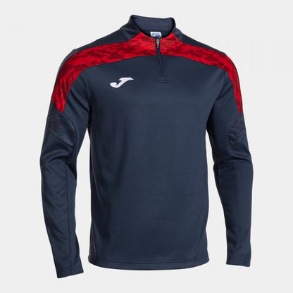 Joma Championship 8 1/4 Zip Navy Red Adult