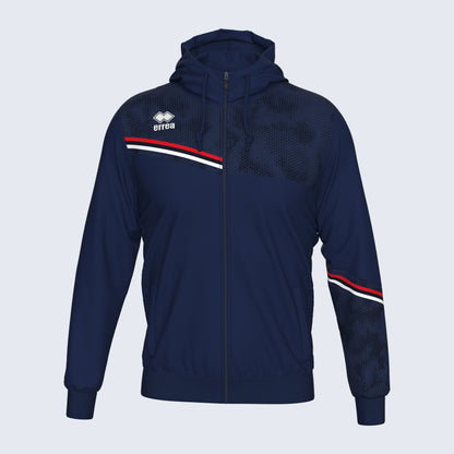 Errea Eber Hoodie Navy Red Junior