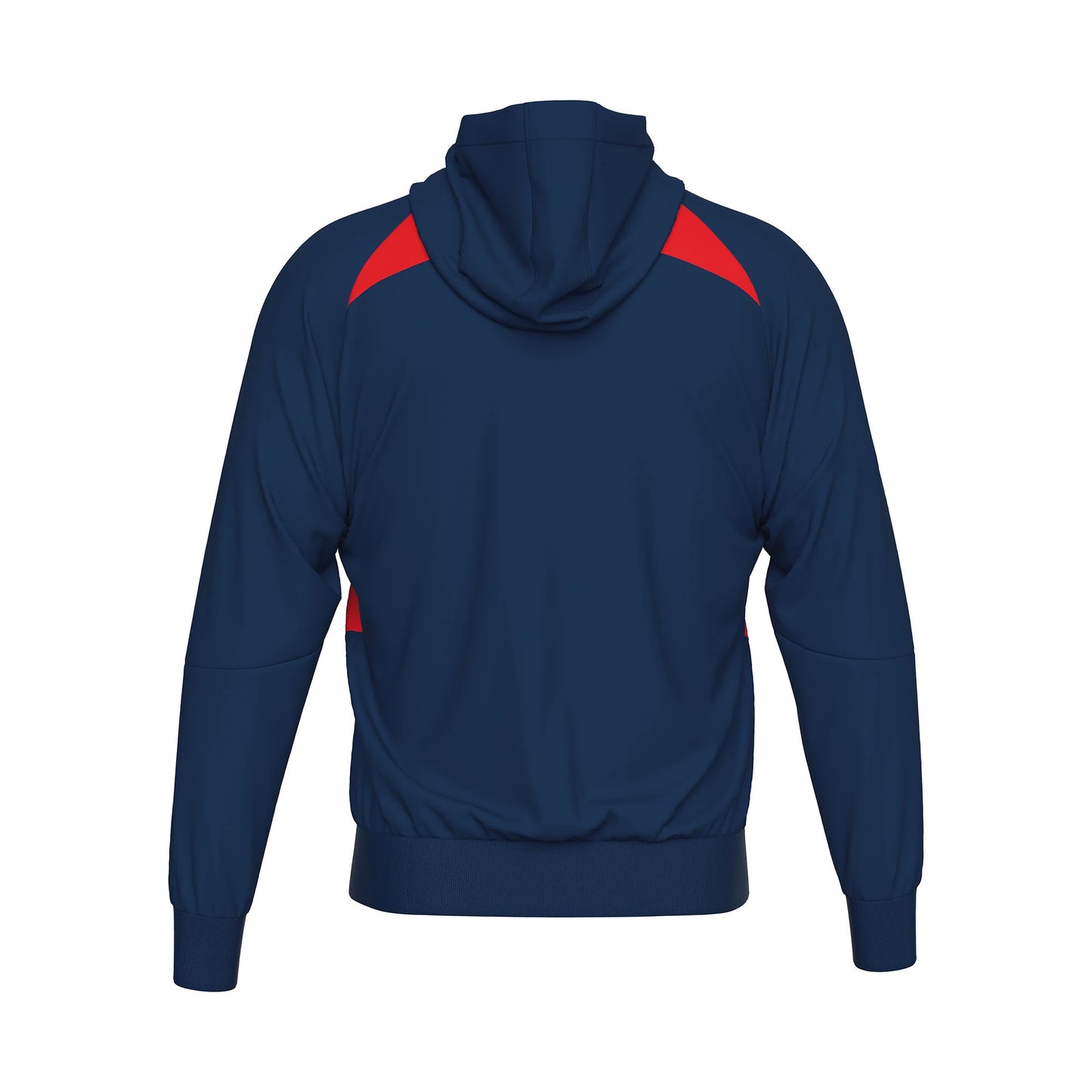 Errea Aris Zip Hoodie Navy Red Junior