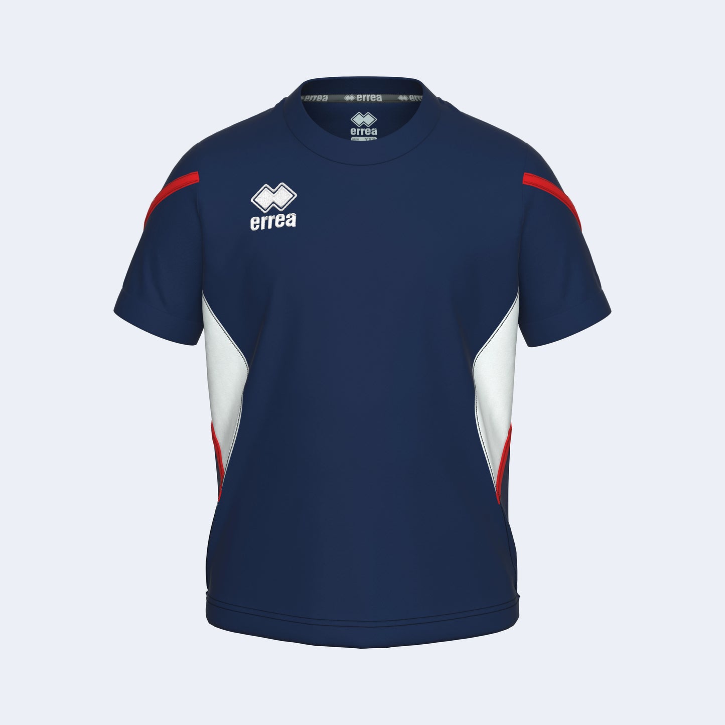 Errea Curtis Navy White Red Tee junior