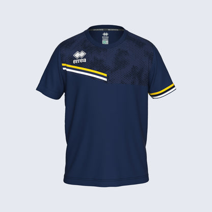 Errea Evan Navy Yellow Tee Junior