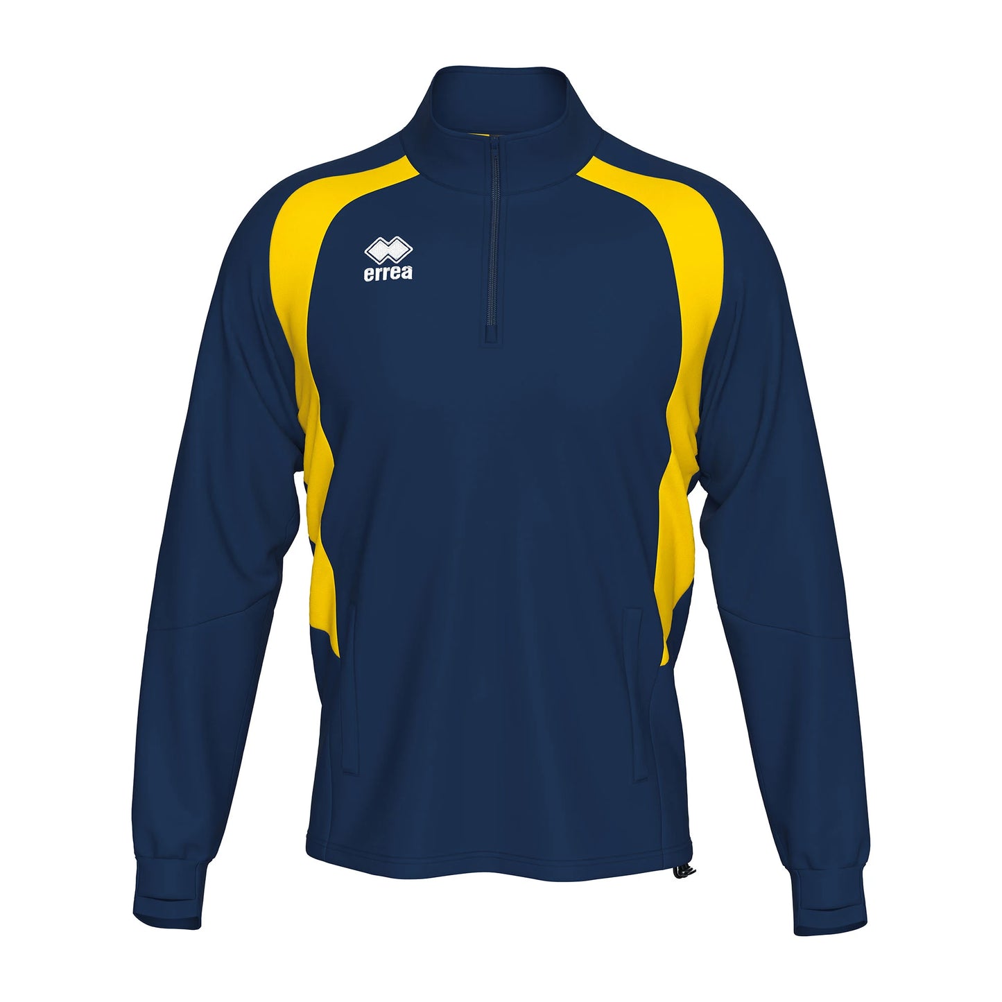 Errea Alfonso 1/4 Zip Navy Yellow Junior