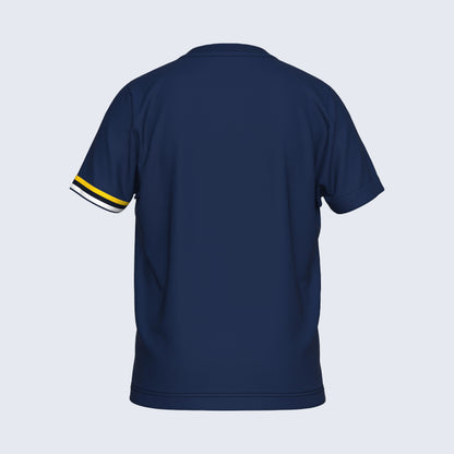 Errea Evan Navy Yellow Tee Junior