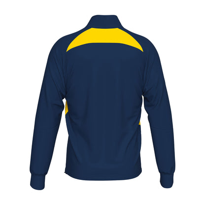 Errea Alfonso 1/4 Zip Navy Yellow Junior