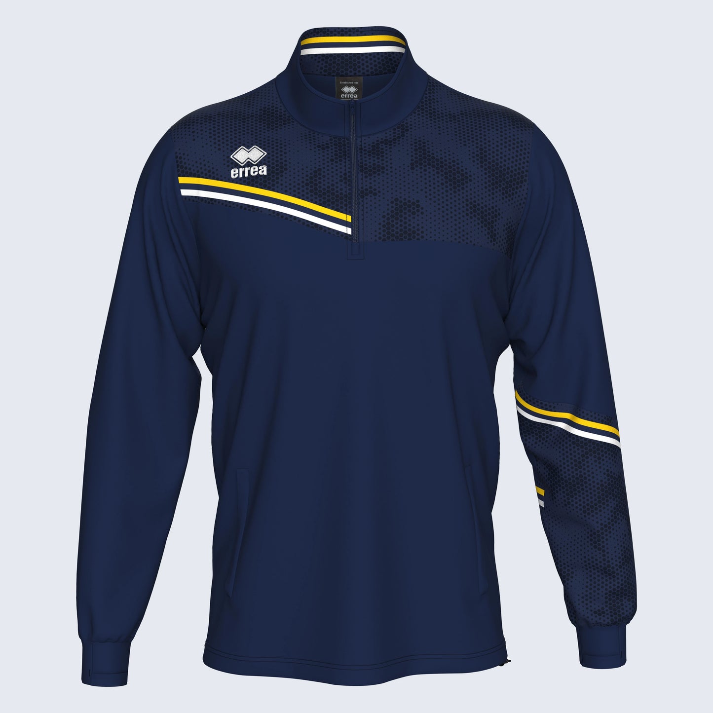 Errea Elias 1/4 Zip Navy Yellow Junior