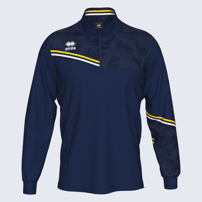 Errea Elias 1/4 Zip Navy Yellow Junior