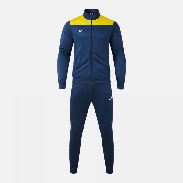 Joma Phoenix II Tracksuit Navy Yellow Adult