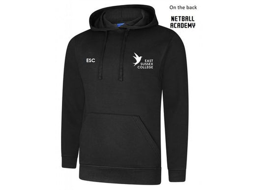 East Sussex College Lewes NETBALL Hoody Black (UC)