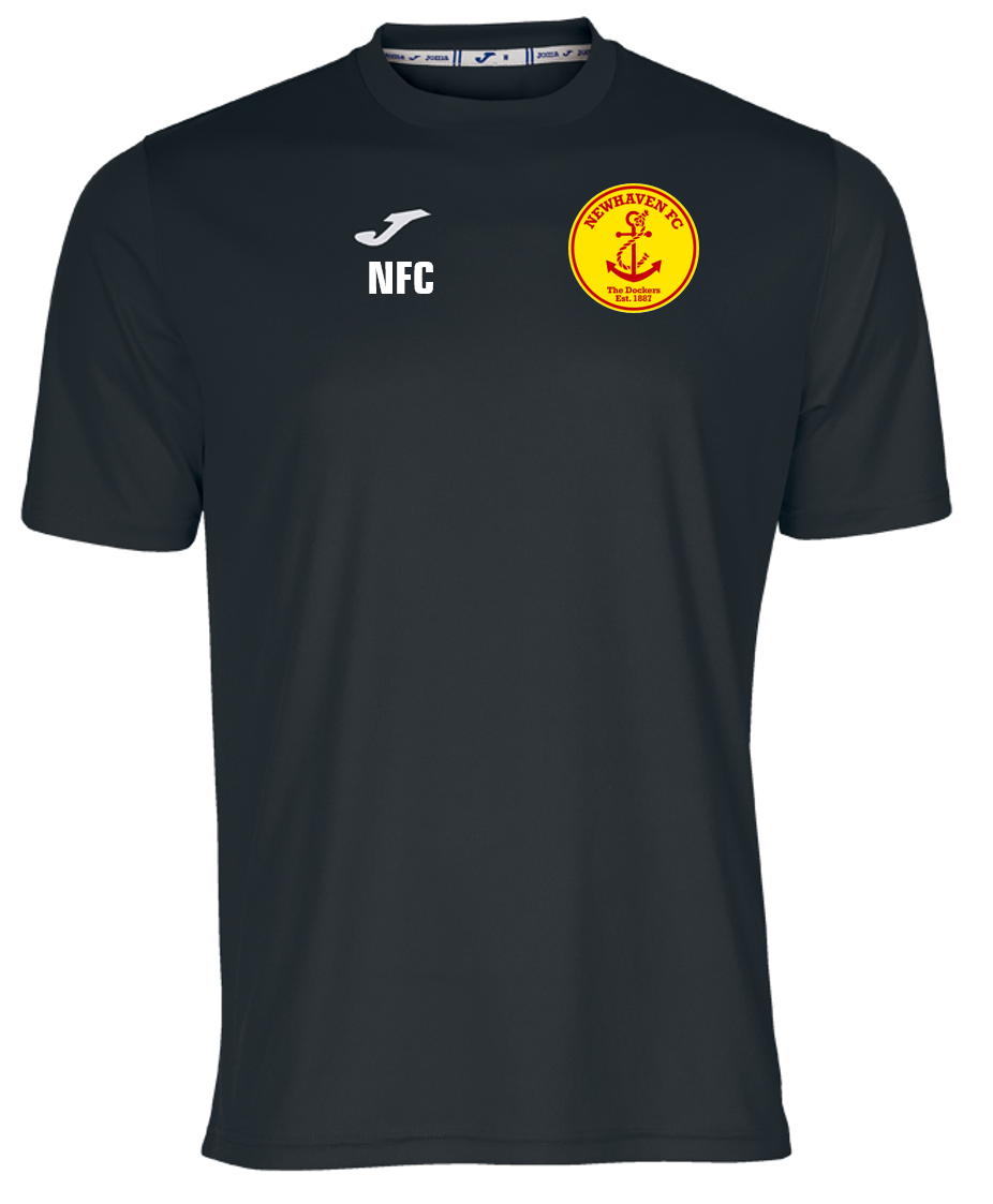 Newhaven FC Tee Black Adult (Combi)