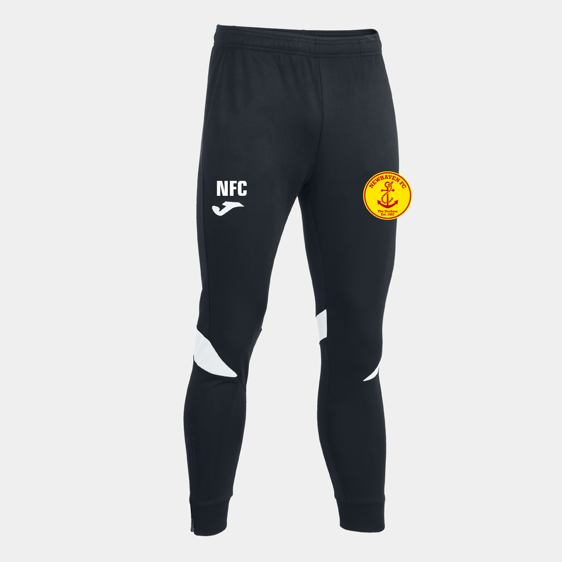 Newhaven FC Training Pants Black/White Adult (C7)