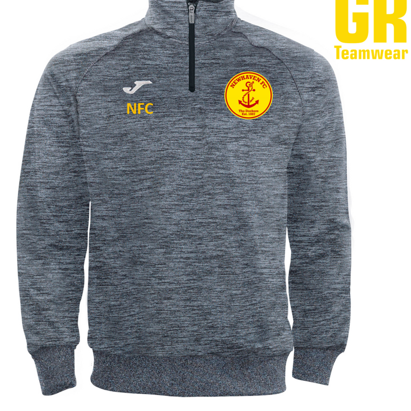 Newhaven FC Coaches 1/4 Zip Grey Adult (Faraon)