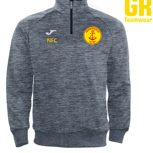 Newhaven FC Coaches 1/4 Zip Grey Adult (Faraon)