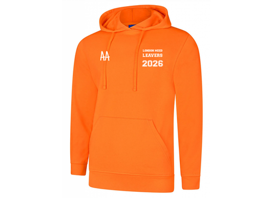 London Meed Leavers Hoodie 2026 Orange