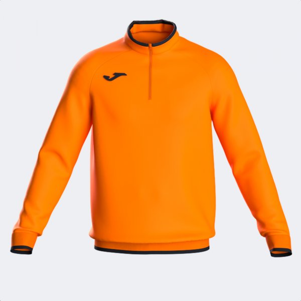 Joma Combi Premium 1/4 Zip Orange Black Junior
