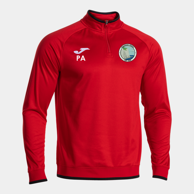 Peacehaven Athletic FC Training 1/4 Zip Red/Black (Combi Prem)
