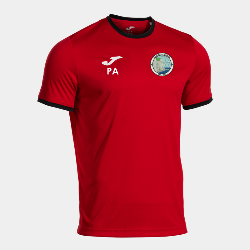 Peacehaven Athletic FC Training Tee Red/Black (Combi Prem)