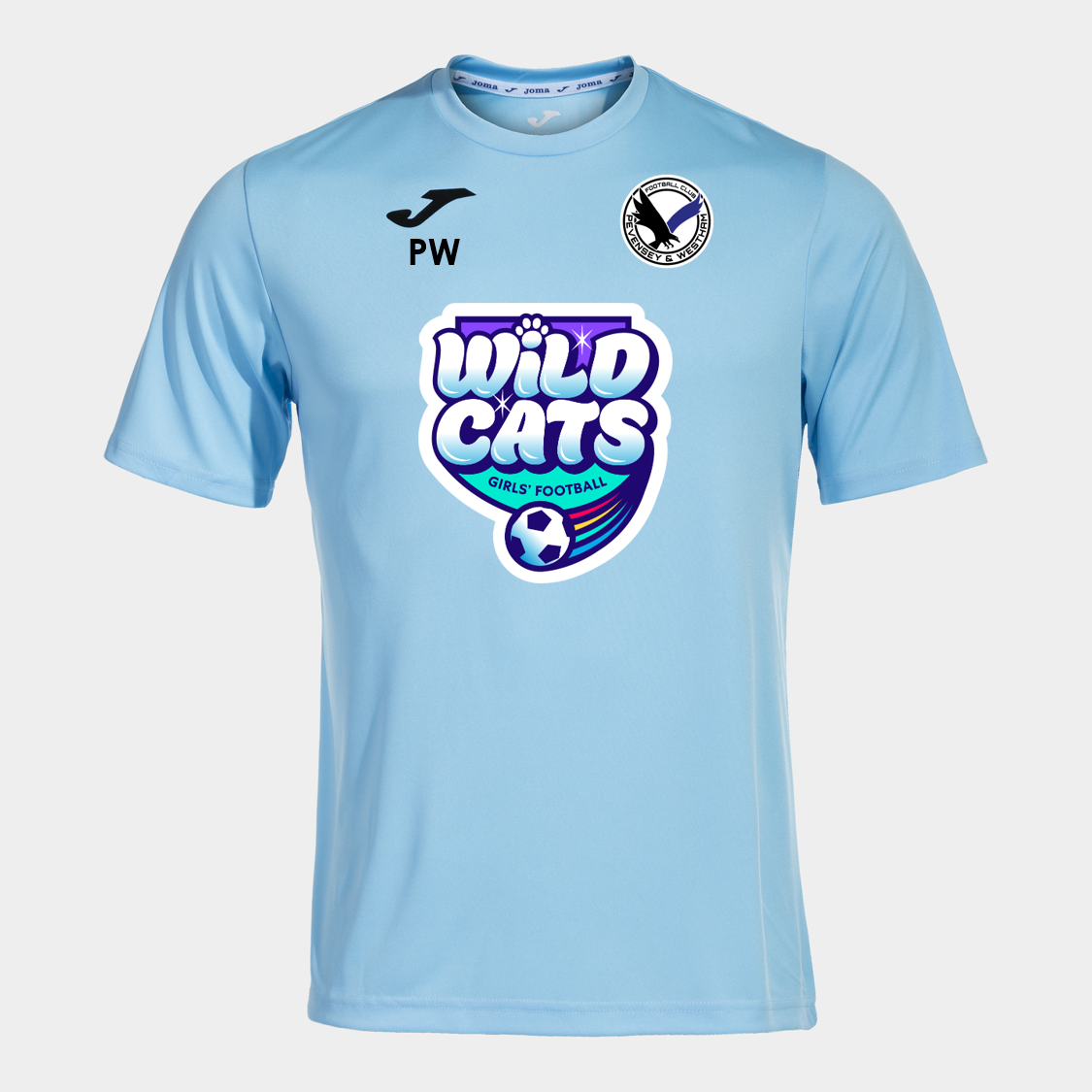Pevensey & Westham Wildcats Tee Sky Junior (Combi)