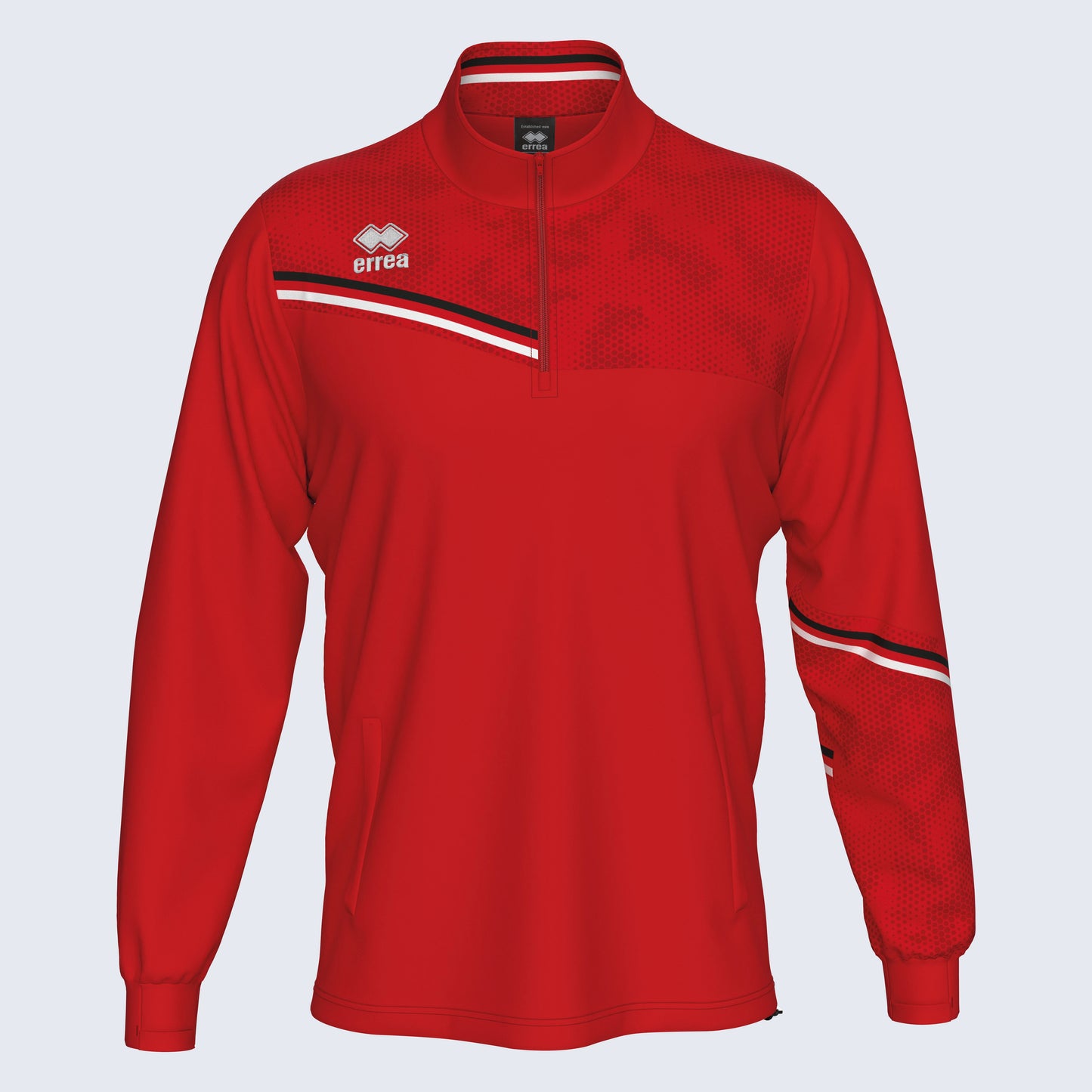 Errea Elias 1/4 Zip Red Junior