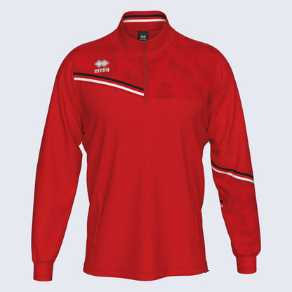 Errea Elias 1/4 Zip Red Junior