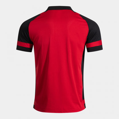 Joma Lider Polo Red Black Junior
