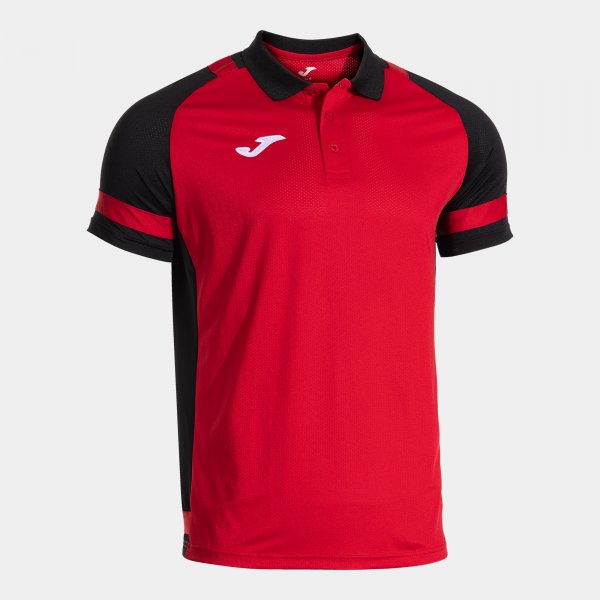 Joma Lider Polo Red Black Junior