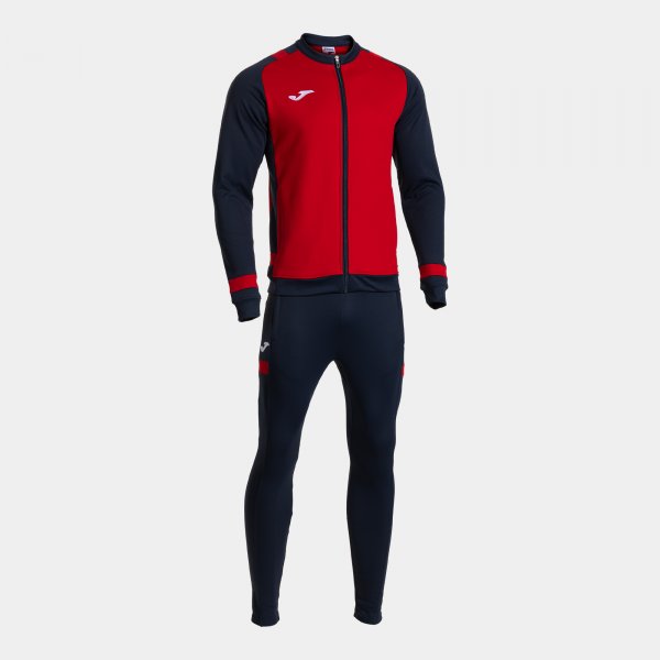 Joma Lider Tracksuit Red Navy Junior