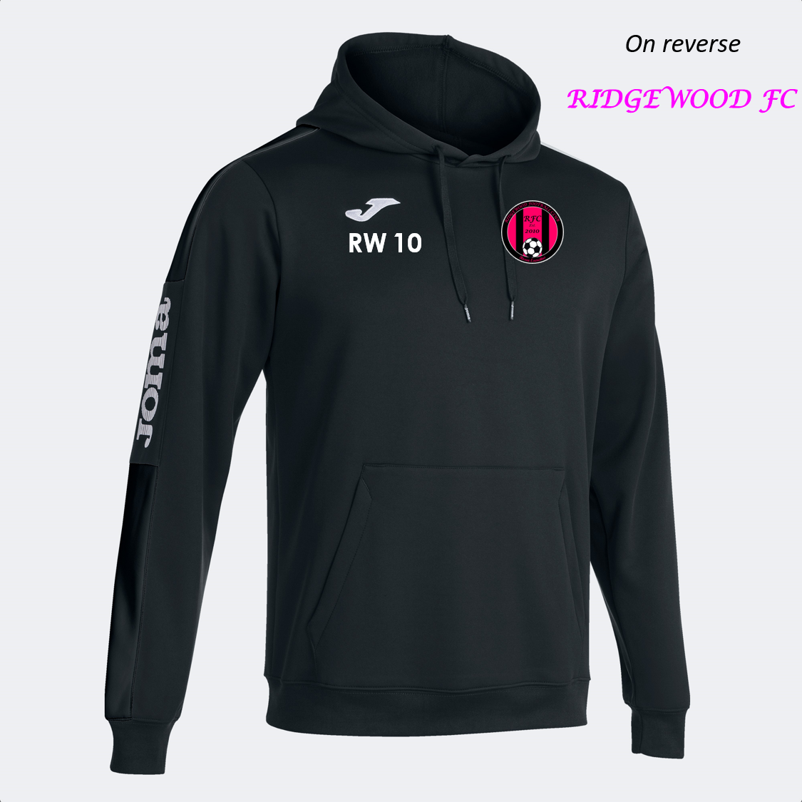 Ridgewood FC Zipped Hoodie Black (Menfis)