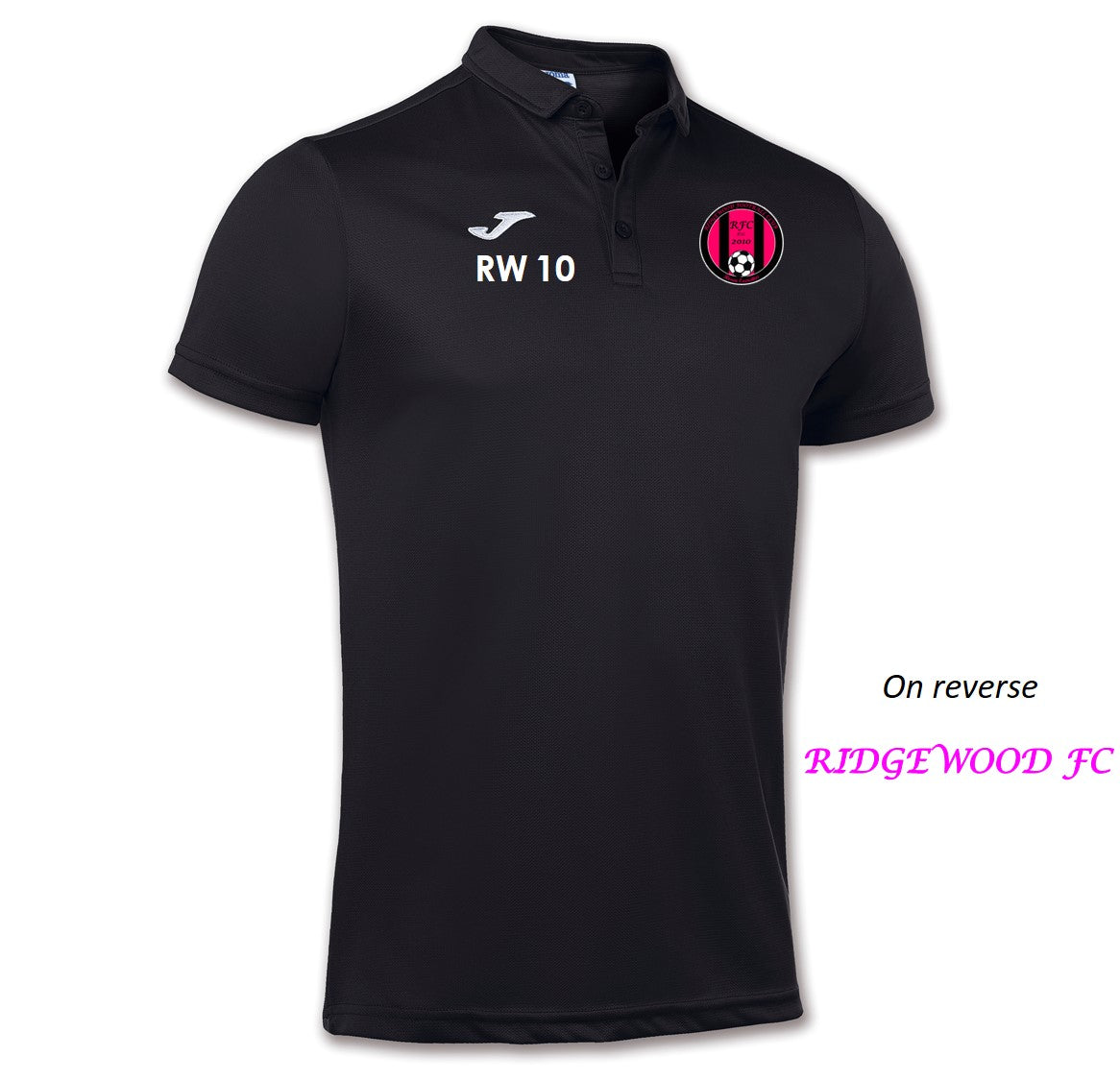 Ridgewood FC Polo Shirt Black (Hobby)