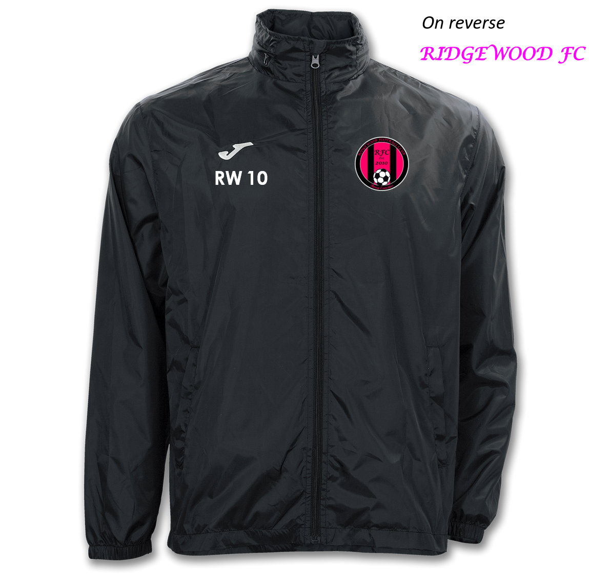 Ridgewood FC Shower Jacket Black (Rain)