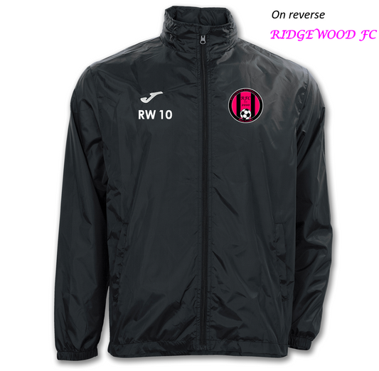 Ridgewood FC Shower Jacket Black (Rain)